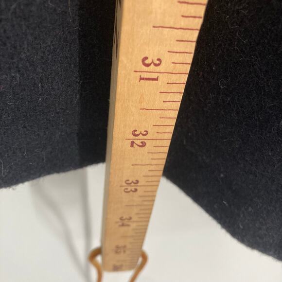 Vintage Land’s End Wool Red Lined Black Peacoat Made in USA Men’s - Picture 14 of 14